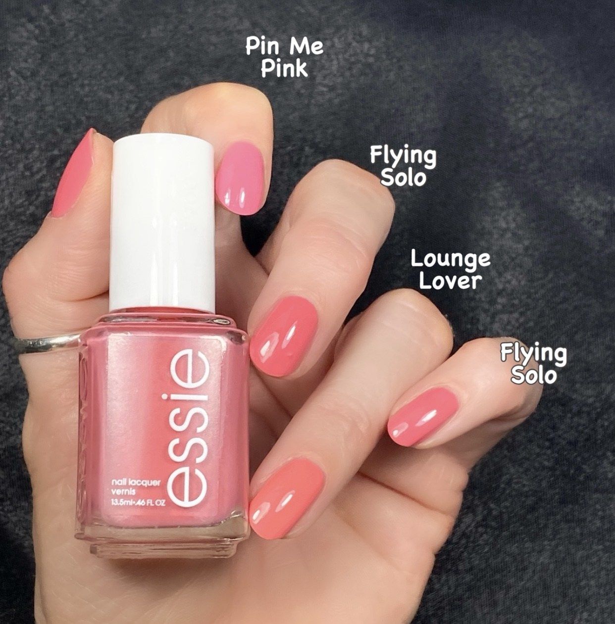 Essie Flying Solo Collection Comparison Swatches Livwithbiv In 2020 Essie Nail Colors Essie Essie Nail