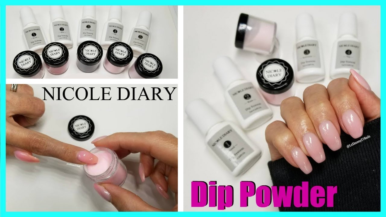 Nicole Diary Dip Powder Nail Kit Jenny Stone Youtube