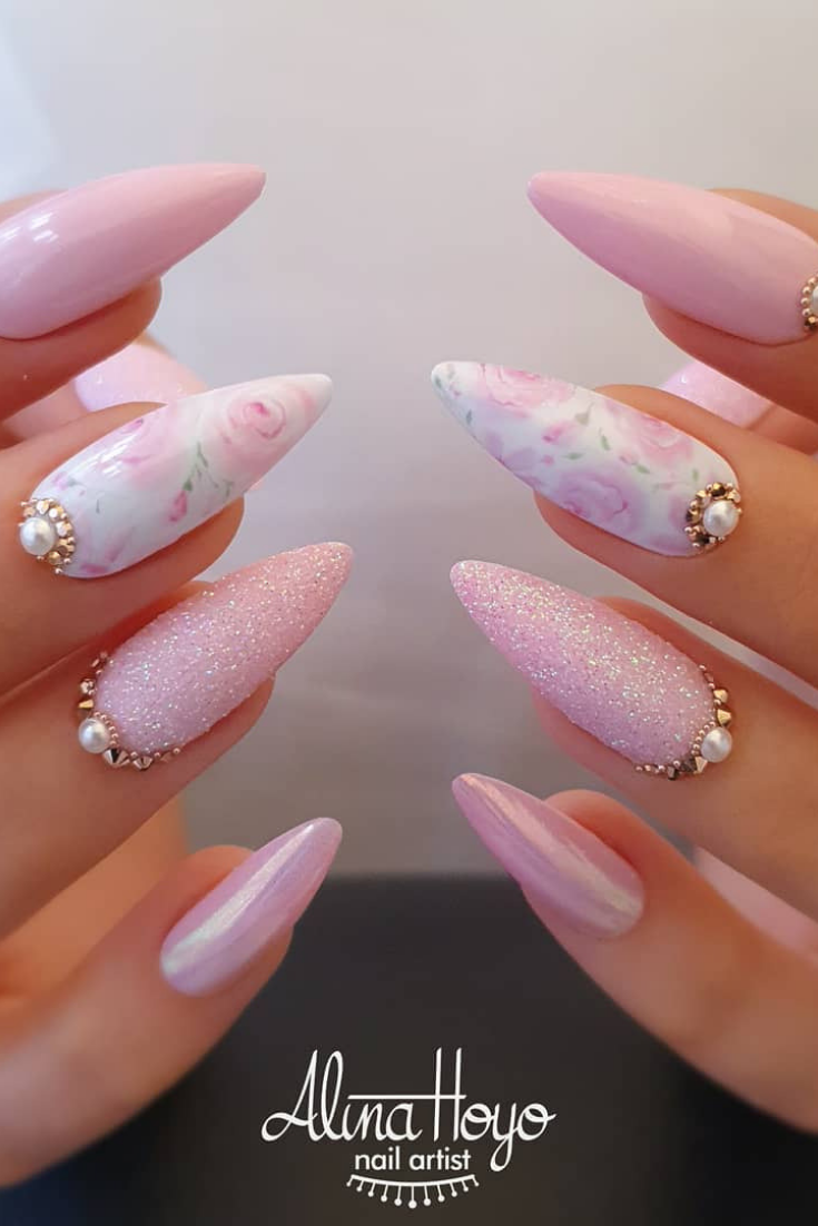 30 Hottest Nails Collection 2019 To Make You Look Trendy This Year Fialove Nehty Gelove Nehty Nehty