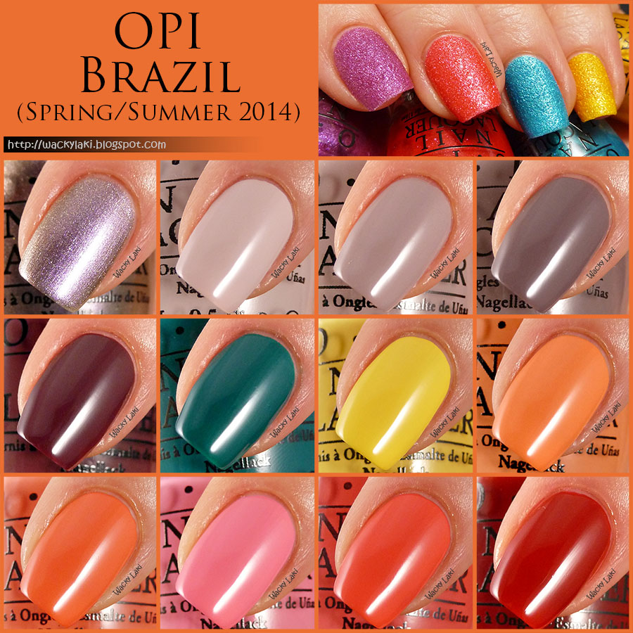 Wacky Laki Opi Brazil Swatches And Review
