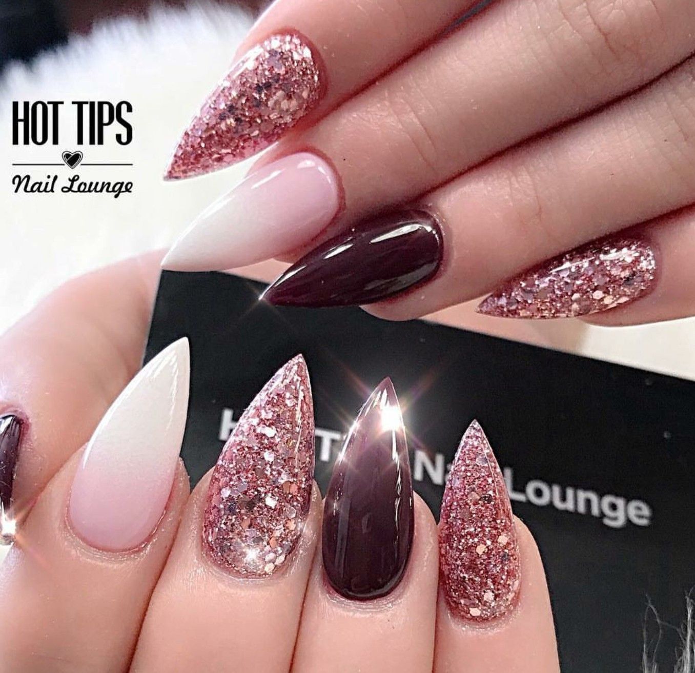 Stiletto Nails Fall Nails Burgundy Nails Ombre Nails Glitter Nails Acrylic Nails Burgundy Nails Ombre Nails Fall Acrylic Nails