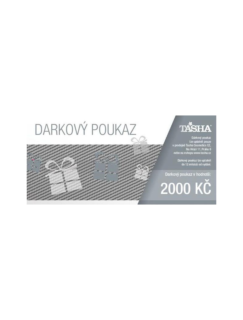 Darkovy Poukaz V Hodnote 2000 Kc Tasha