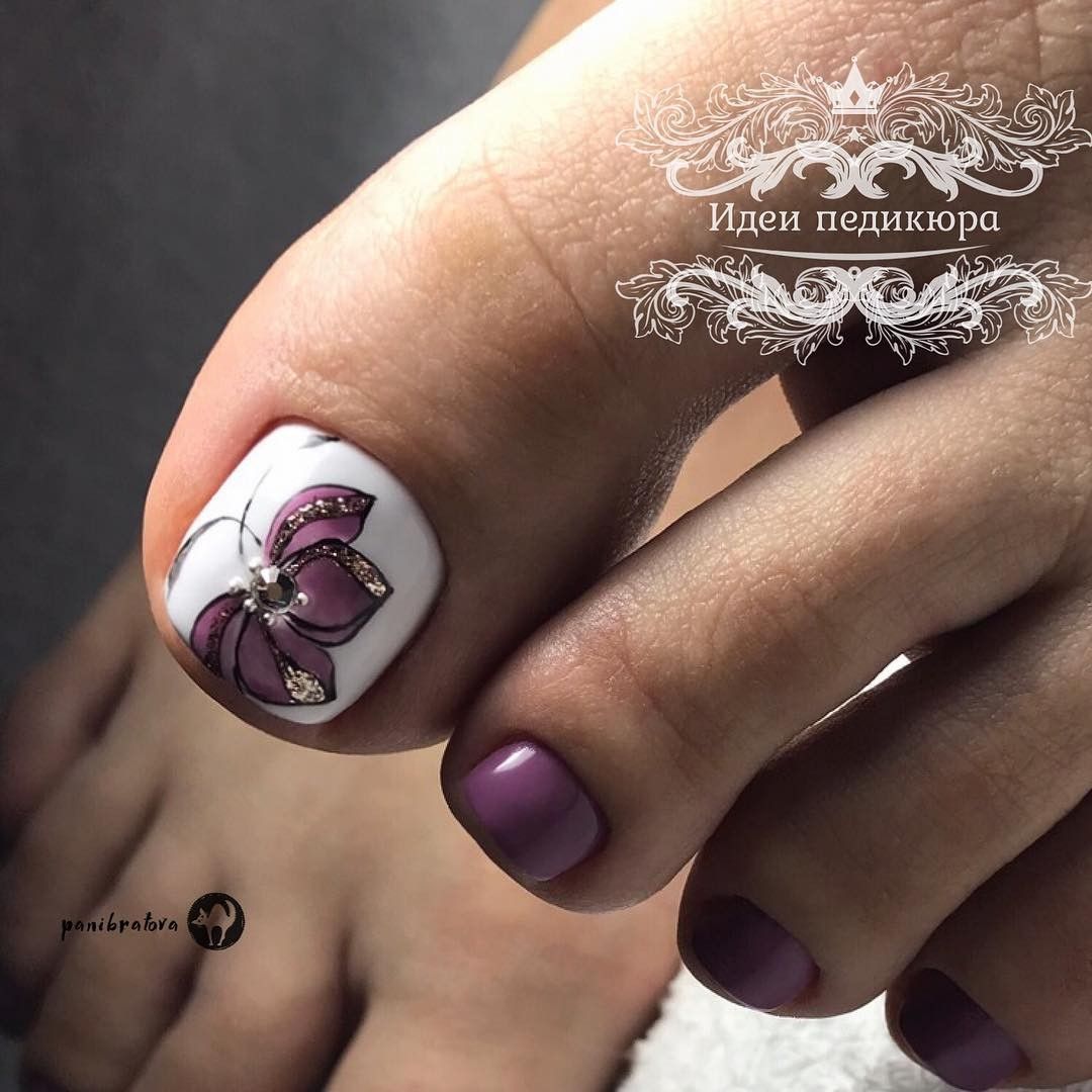 Pin By Monika Ivanova On Nejl Art Toe Nail Designs Pretty Toe Nails Gel Toe Nails