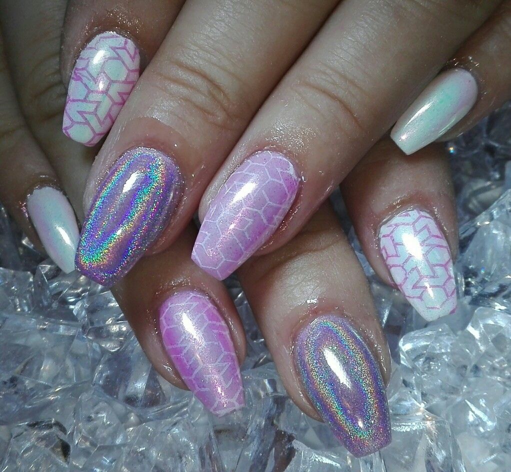 Pink Nails Nehty