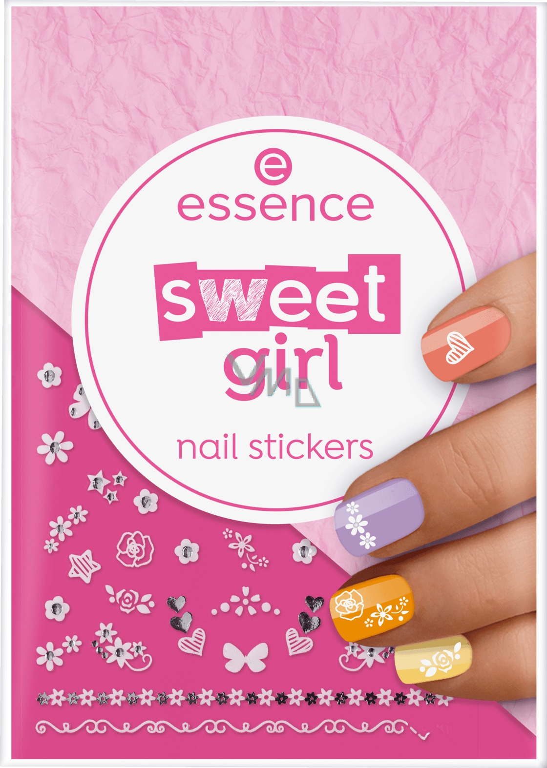 Essence Sweet Girl Nail Stickers Nalepky Na Nehty 44 Kusu Vmd Drogerie A Parfumerie