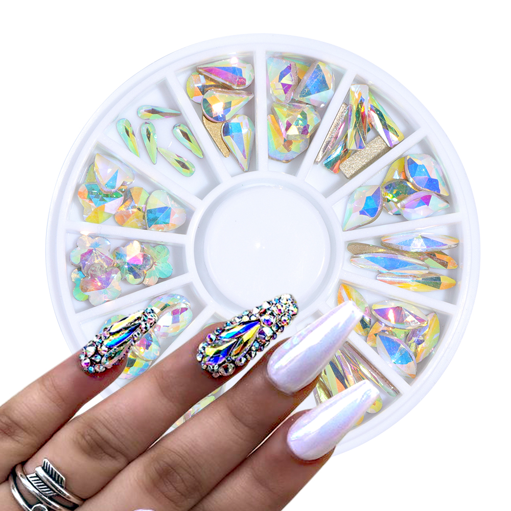 Top 10 Diamond Crystal Nails List And Get Free Shipping Dk23i2if