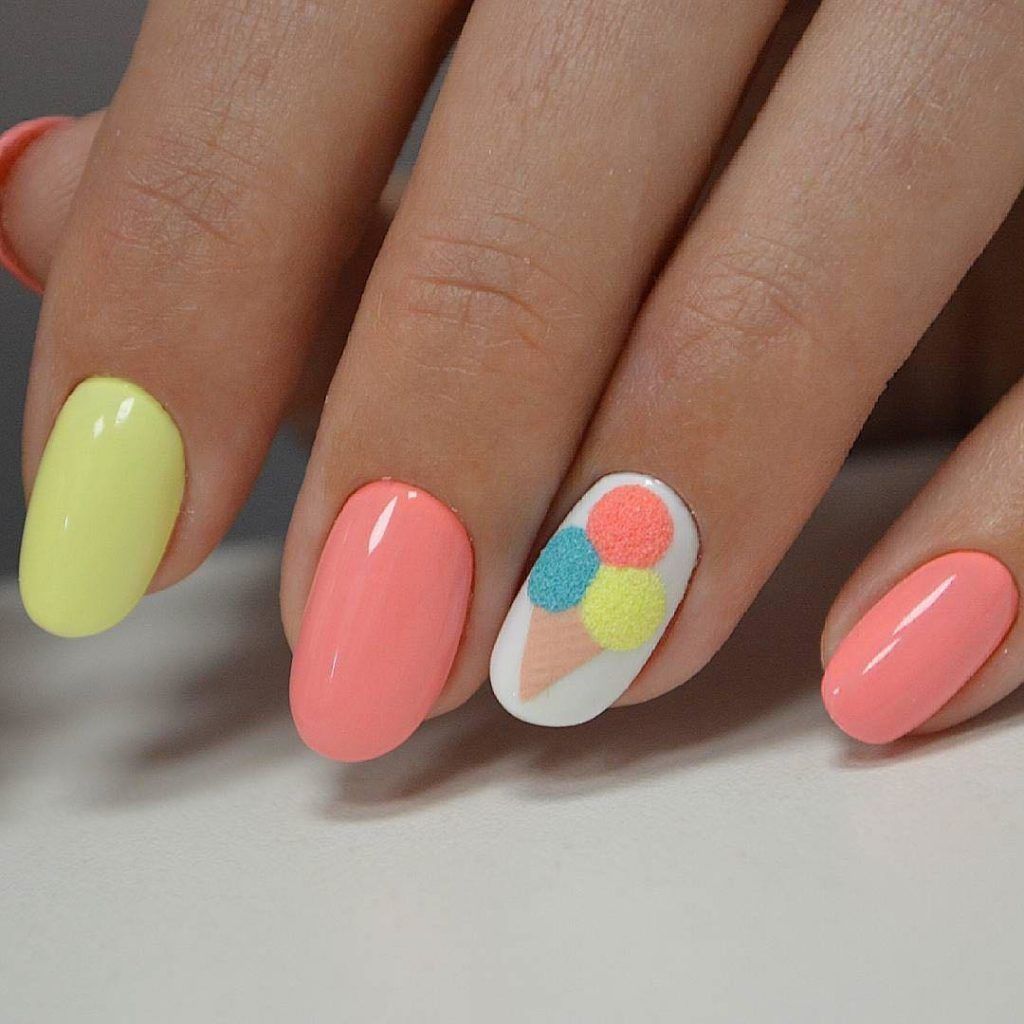 40 Unique And Different Nail Art Designs For Summer Nechtovy Dizajn Gelove Nechty Nechty
