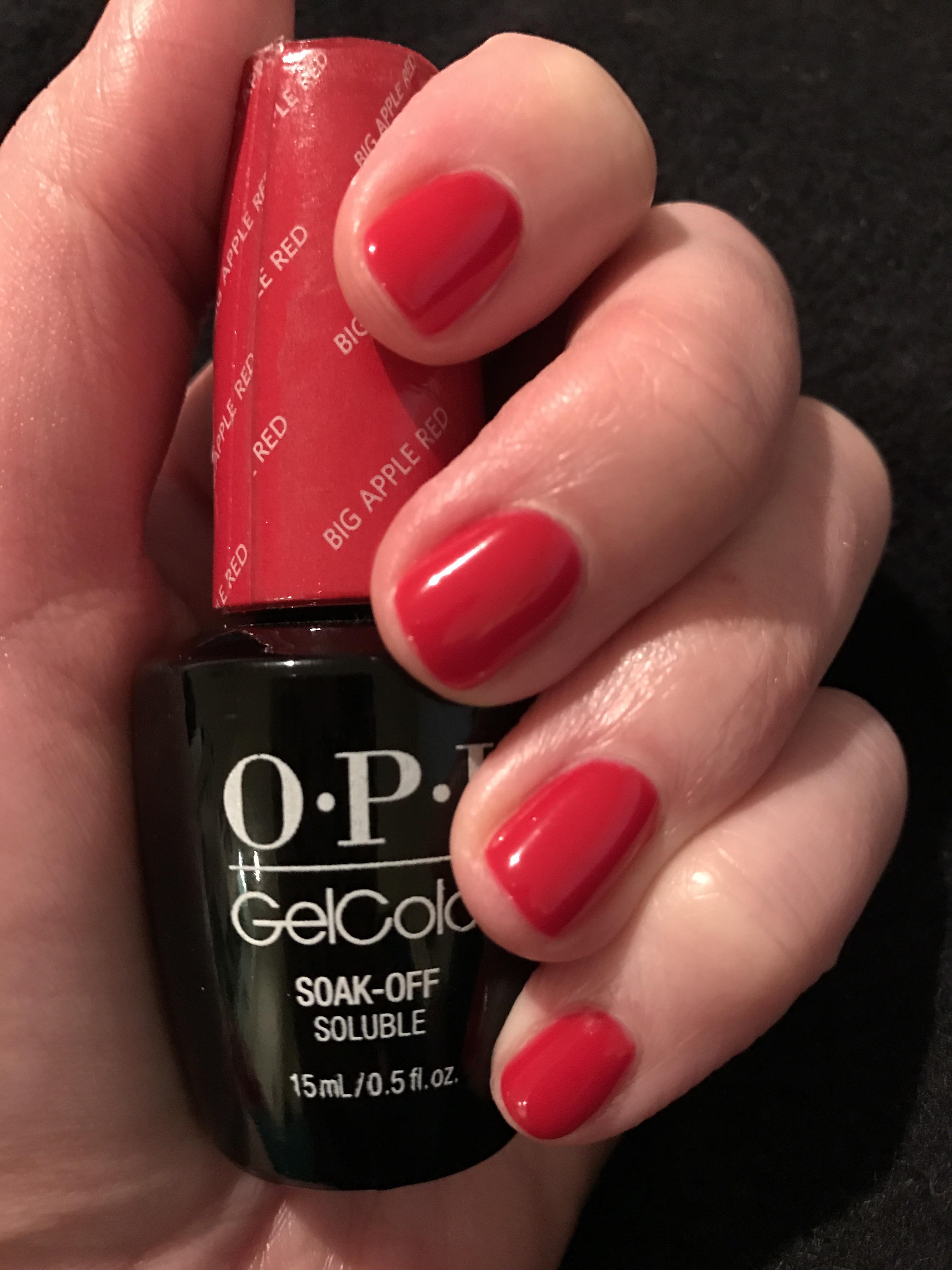 Mount And Blade Opi Gelcolor Big Apple Red