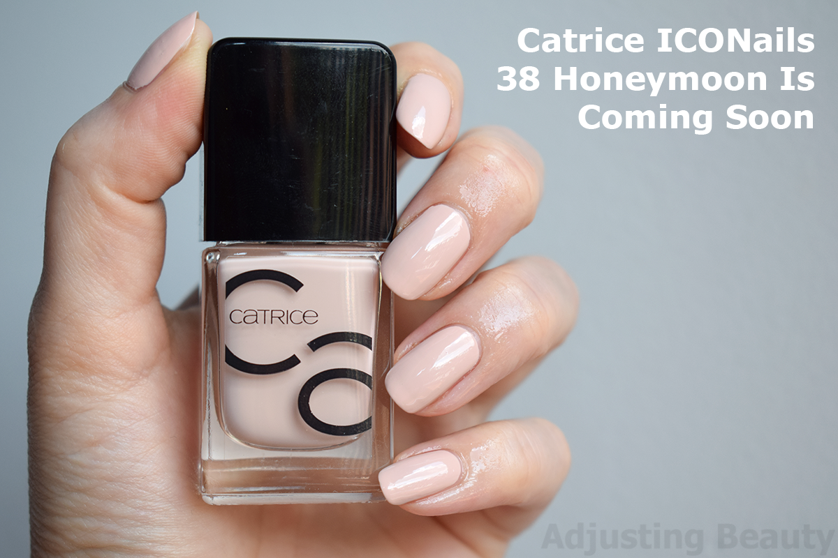 Review Catrice Iconails Gel Lacquer 10 Rosywood Hills 38 Honeymoon Is Coming Soon Adjusting Beauty