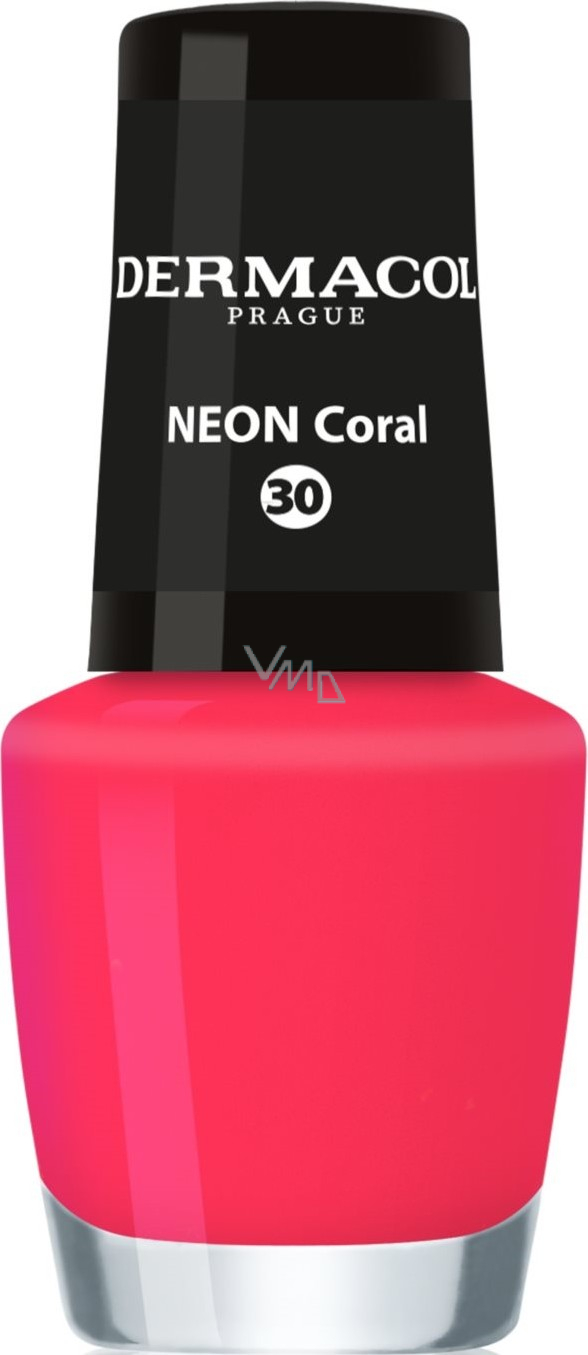 Dermacol Neon Nail Polish Neonovy Lak Na Nehty 30 Neon Coral 5 Ml Vmd Drogerie A Parfumerie