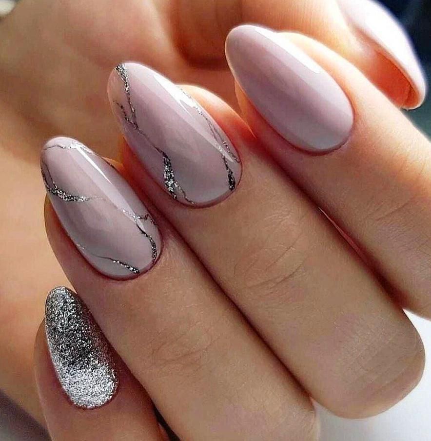 60 Best Gel Nail Designs To Copy In 2019 In 2020 With Images Gelove Nehty Design Nehtu Nehty