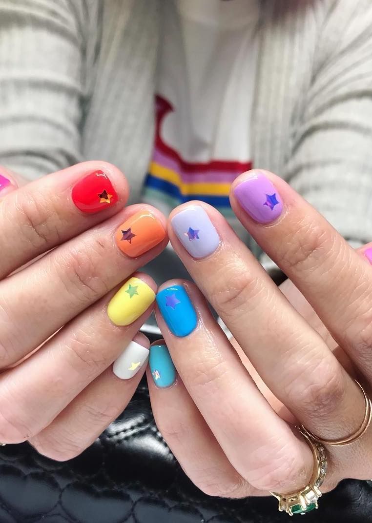 27 Very Pretty Colorful Nails For The Sunny Days You Must Try Hcylife Blog
