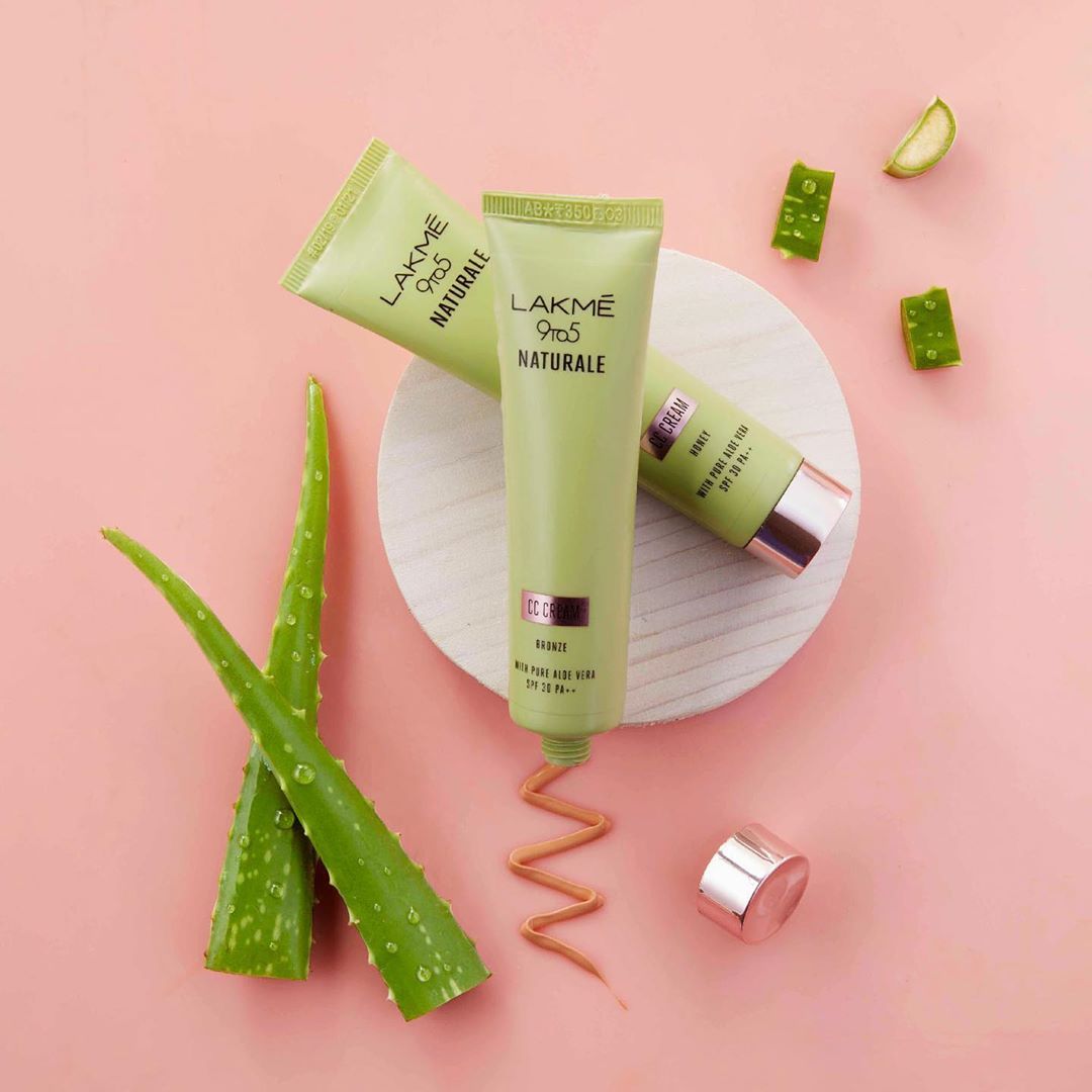 Introducing Our New Complexion Member Lakme 9to5 Naturale Cc Cream Infused With Aloe Vera And Contains Spf 30 Pa Very Suitable For Cc Cream Aloe Vera Aloe