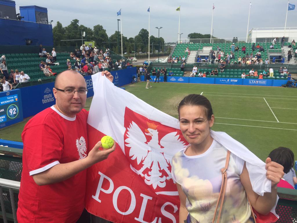 My Nottingham On Twitter Great Support From Polish Fans On Court At Aegonopen Nottingham Supporting Aradwanska Lucky Fan With A Signed Ball Http T Co W8jlv9s8kc