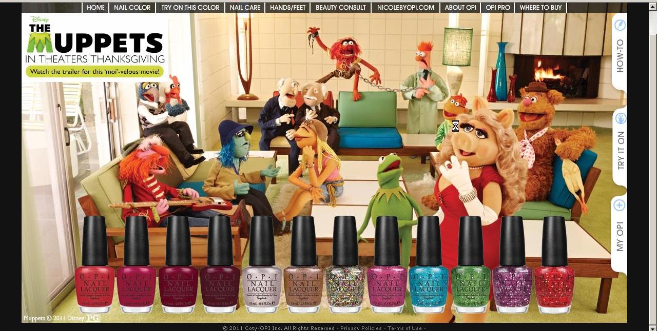 A Few Of My Favorite Things Opi Muppets Collection
