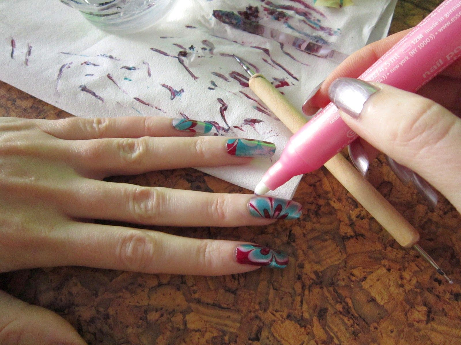 My Pink Spirit Metalicke Hratky Nail Art Tutorial Nail Art Tutorial Art Tutorials Nail Art