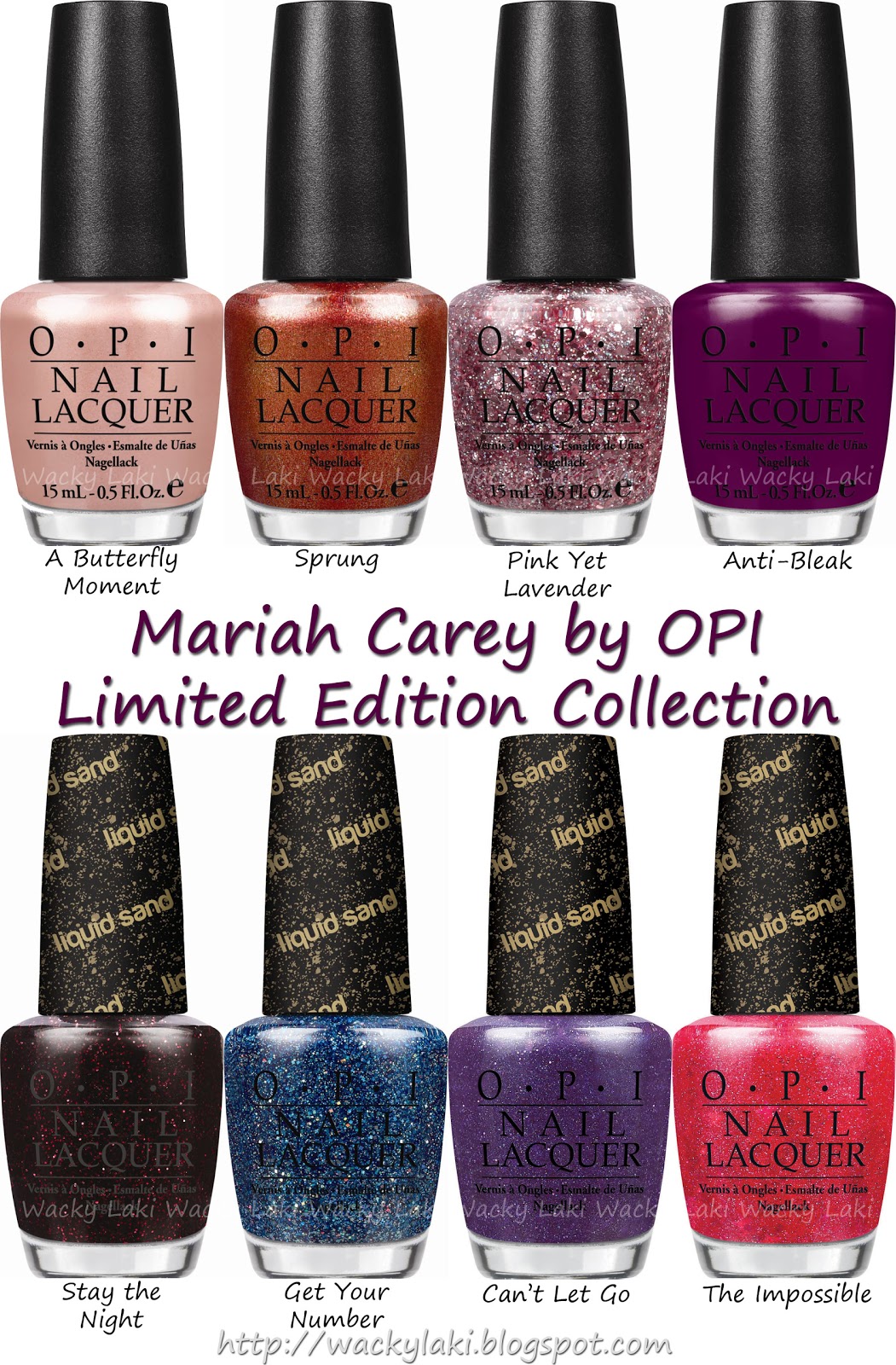 Wacky Laki Press Release Mariah Carey By Opi Collection