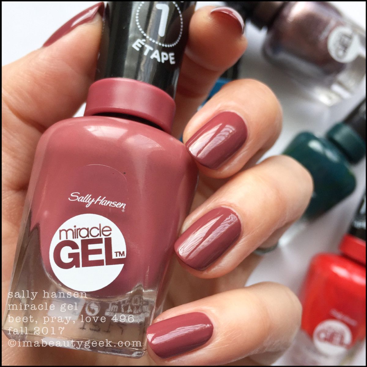 Sally Hansen Miracle Gel Swatches Fall 2017 Morocco Nechty Licenie