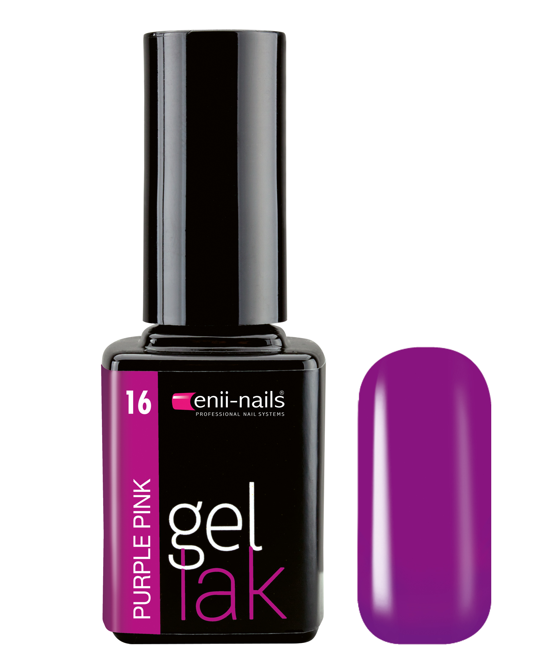 Enii Nails Gel Lak 11 Ml Purple Pink Mkosmetika