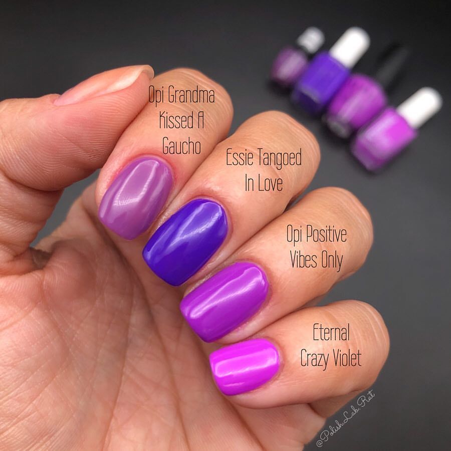 Color Comparison For Positive Vibes Only From The Opi Neons Summer 2019 Collection Scroll For A Video That Shows These Nail Polish Opi Positive Vibes Only