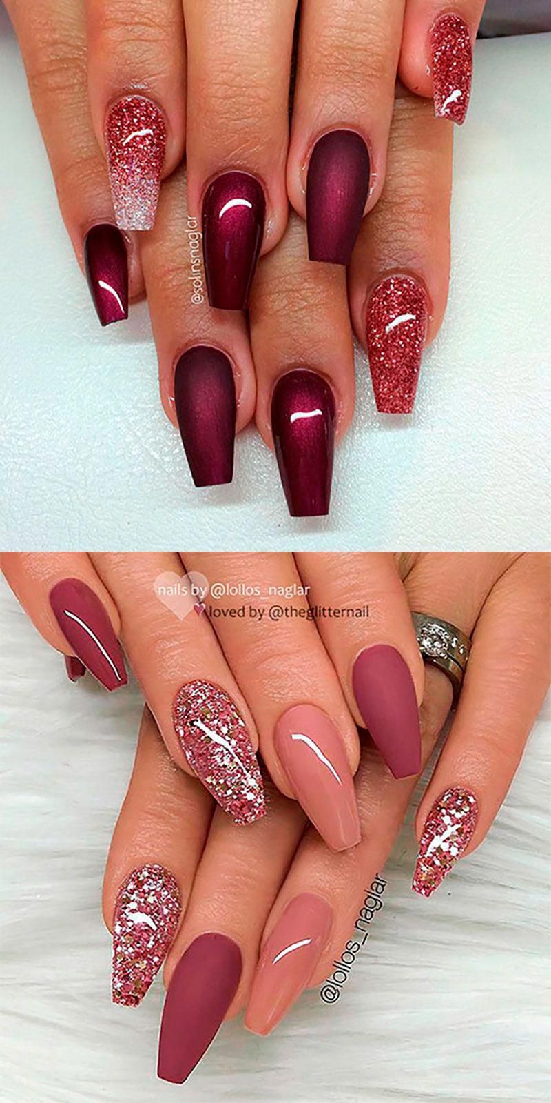 The Best Coffin Nails Ideas That Suit Everyone With Images Fialove Nehty Gelove Nehty Dlouhe Nehty
