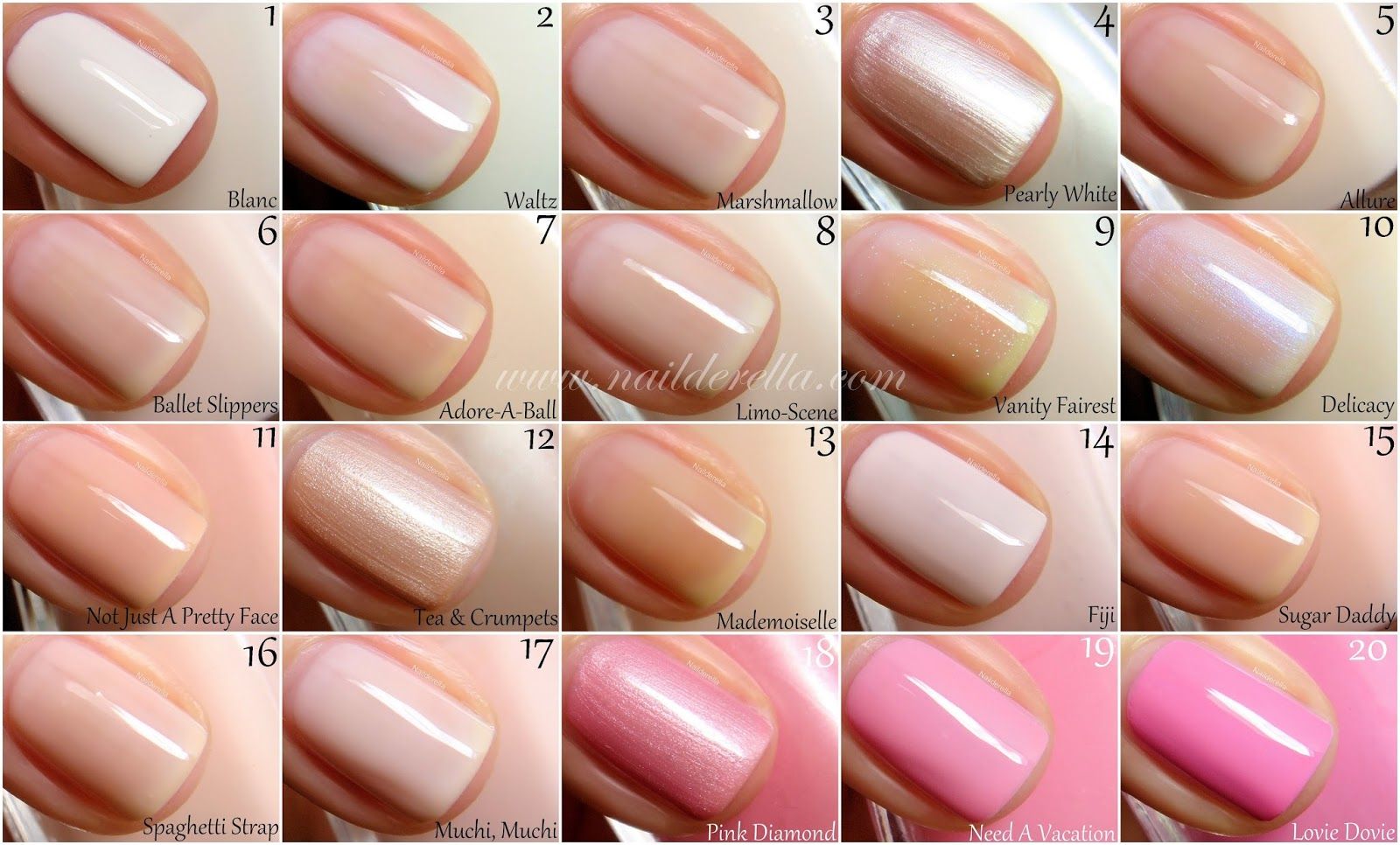 Essie Color Guide 1 100 Essie Nail Polish Colors Essie Nail Colors Essie Pink Nail Polish