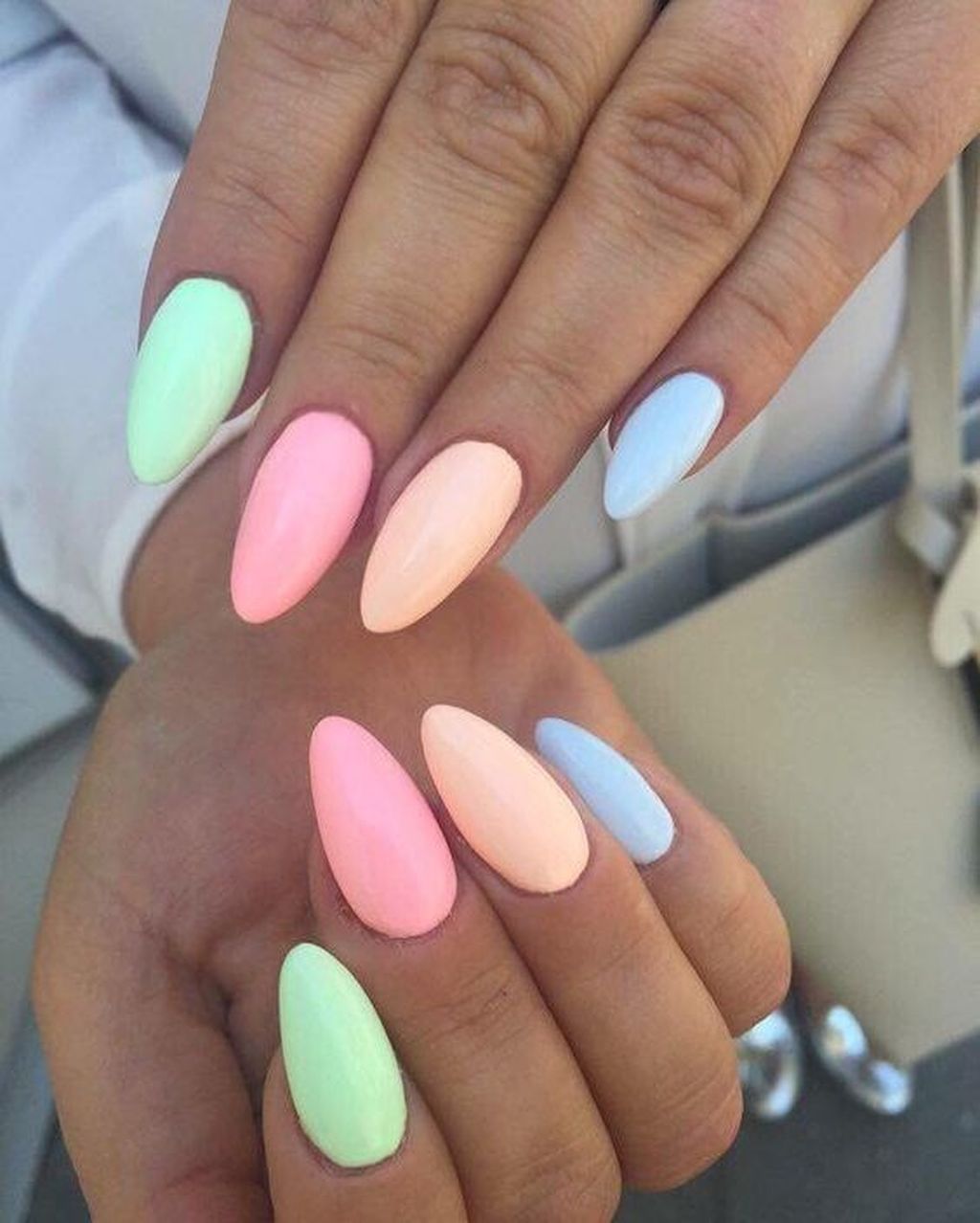 30 Gorgeous Natural Summer Nail Color Designs Ideas In 2020 With Images Pastelove Nehty